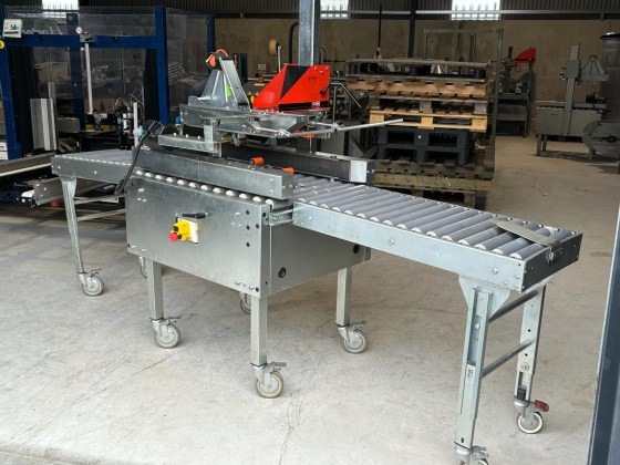 Soco T10 Case Sealer Infeed Outfeed Gravity Conveyors Pic 07